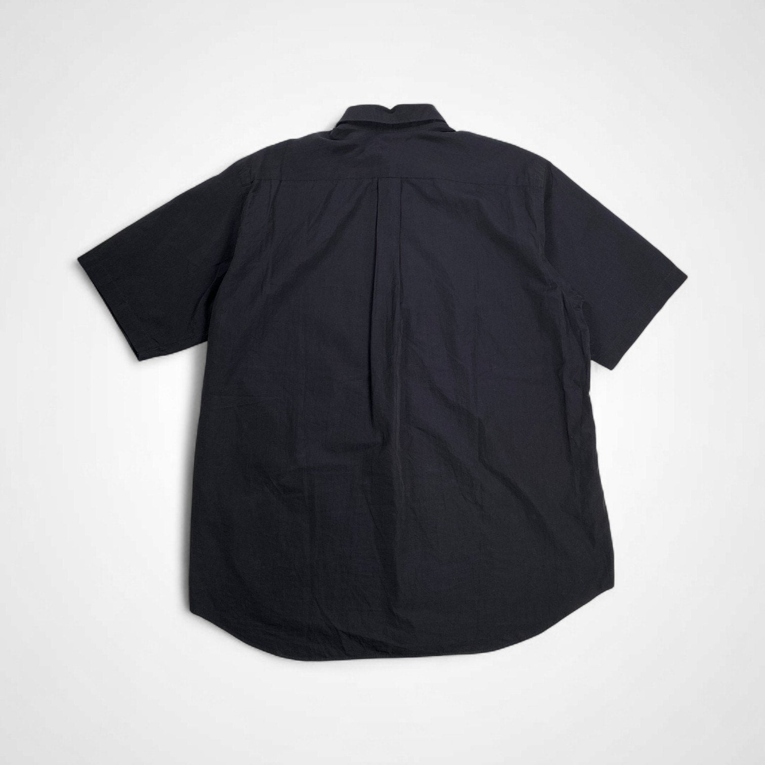 COMOLI コモリ / コモリショートスリーブシャツ ブラック 美品 R01-02008 SIZE:1