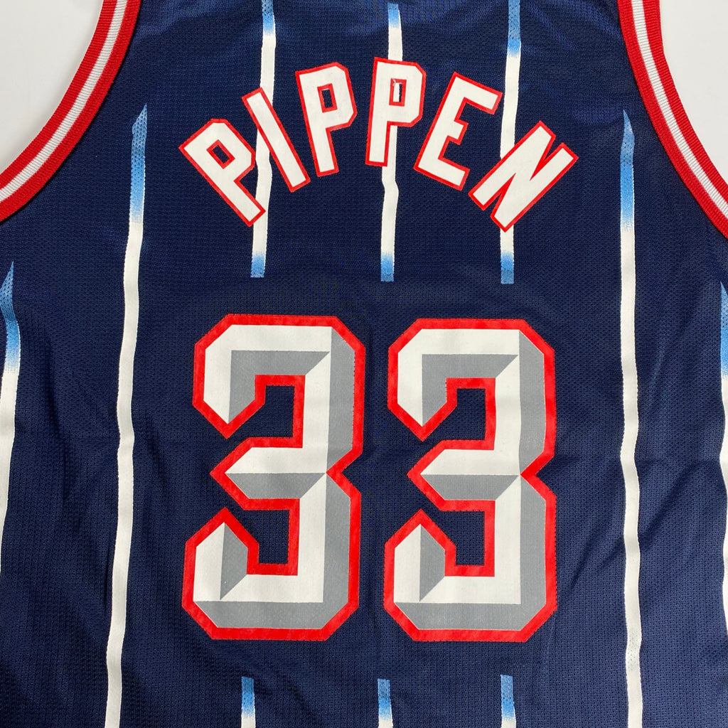 VINTAGE CHAMPION チャンピオン NBA / ゲームシャツ PIPPEN スコッティピッペン ROCKETS時代 33番 SIZE：40(L程度)