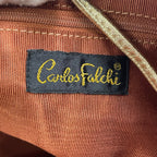 Carlos Falchi / サイケ柄ショルダーバッグ タグ付 参考定価：78,000-