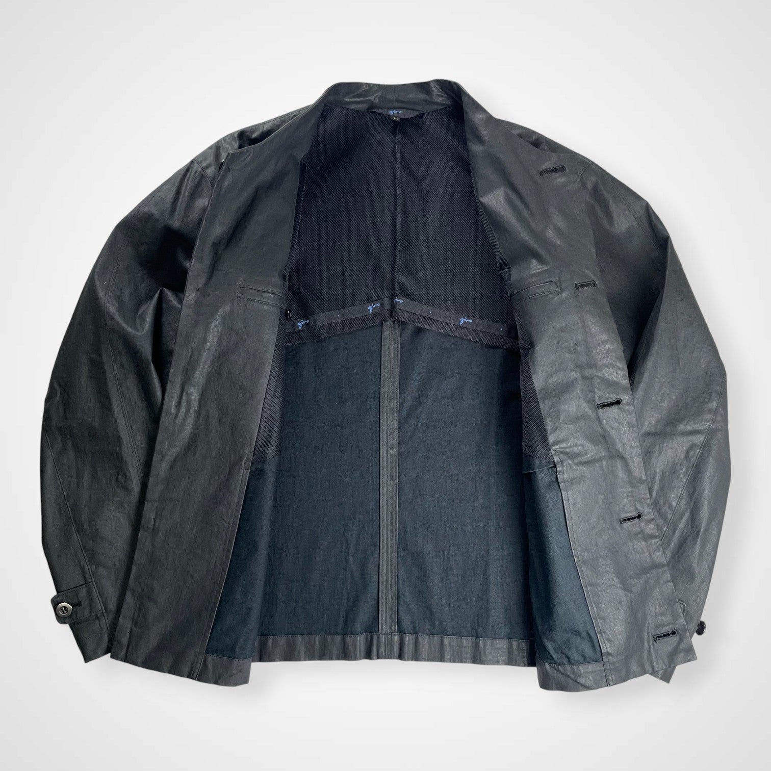 VINTAGE ヴィンテージ / コットンリネン カラーレスジャケット  参考定価：26,000程度 SIZE：46