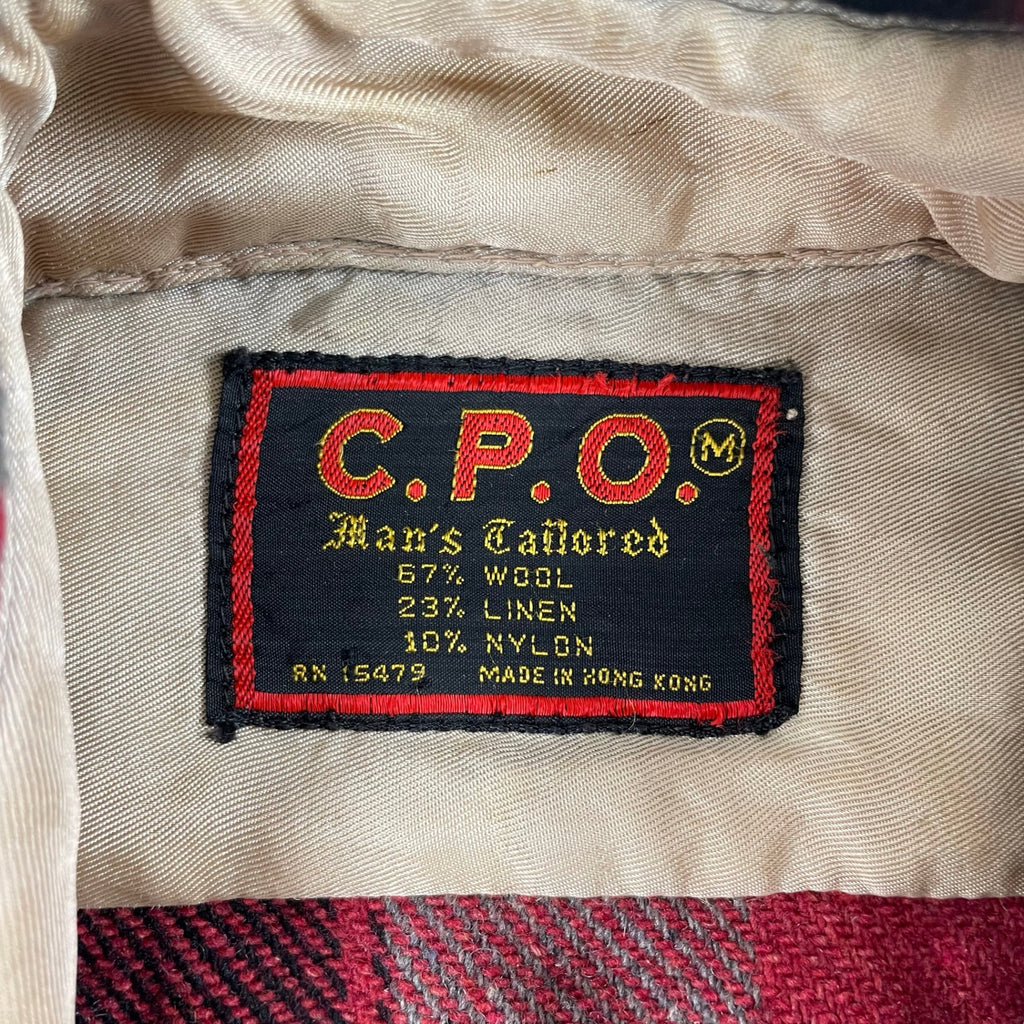 VINTAGE / 〈C.P.O〉フランネルジャケット SIZE:M