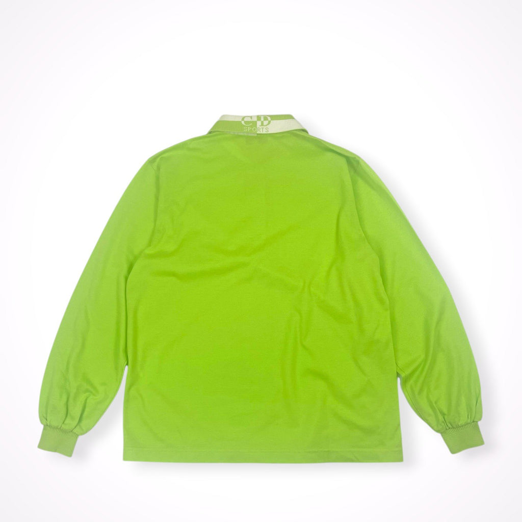 Christian Dior SPORTS クリスチャンディオール スポーツ / ヴィンテージバイカラーポロシャツ グリーン SIZE:L