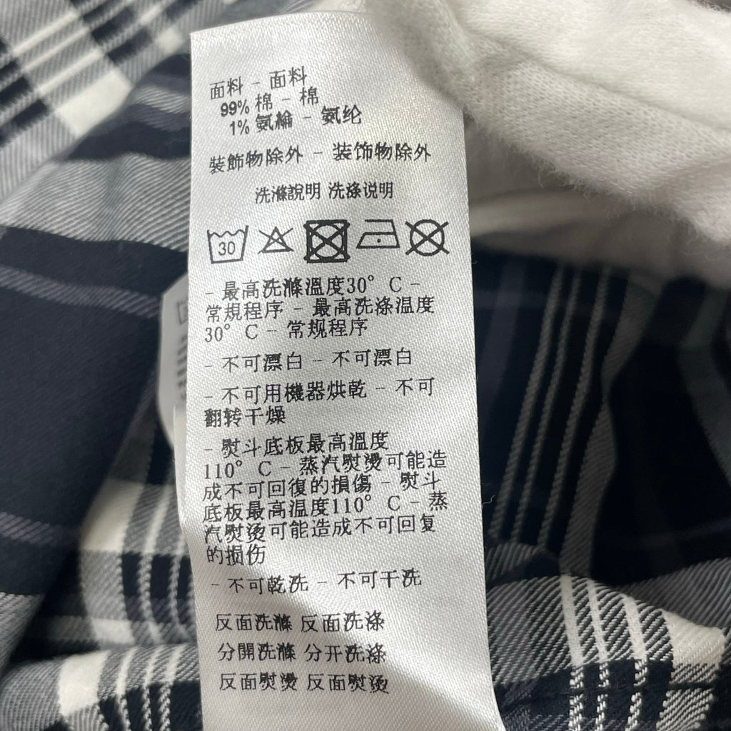 ARMANI EXCHANGE アルマーニ エクスチェンジ / ハイドポケットチェックシャツ 参考定価：25,000程度 SIZE:S
