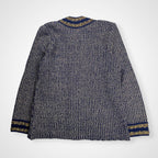 齋藤都世子 toyoko saito / エンブロイダリーニットセットアップ 参考定価：150,000程度 SIZE:M-L程度