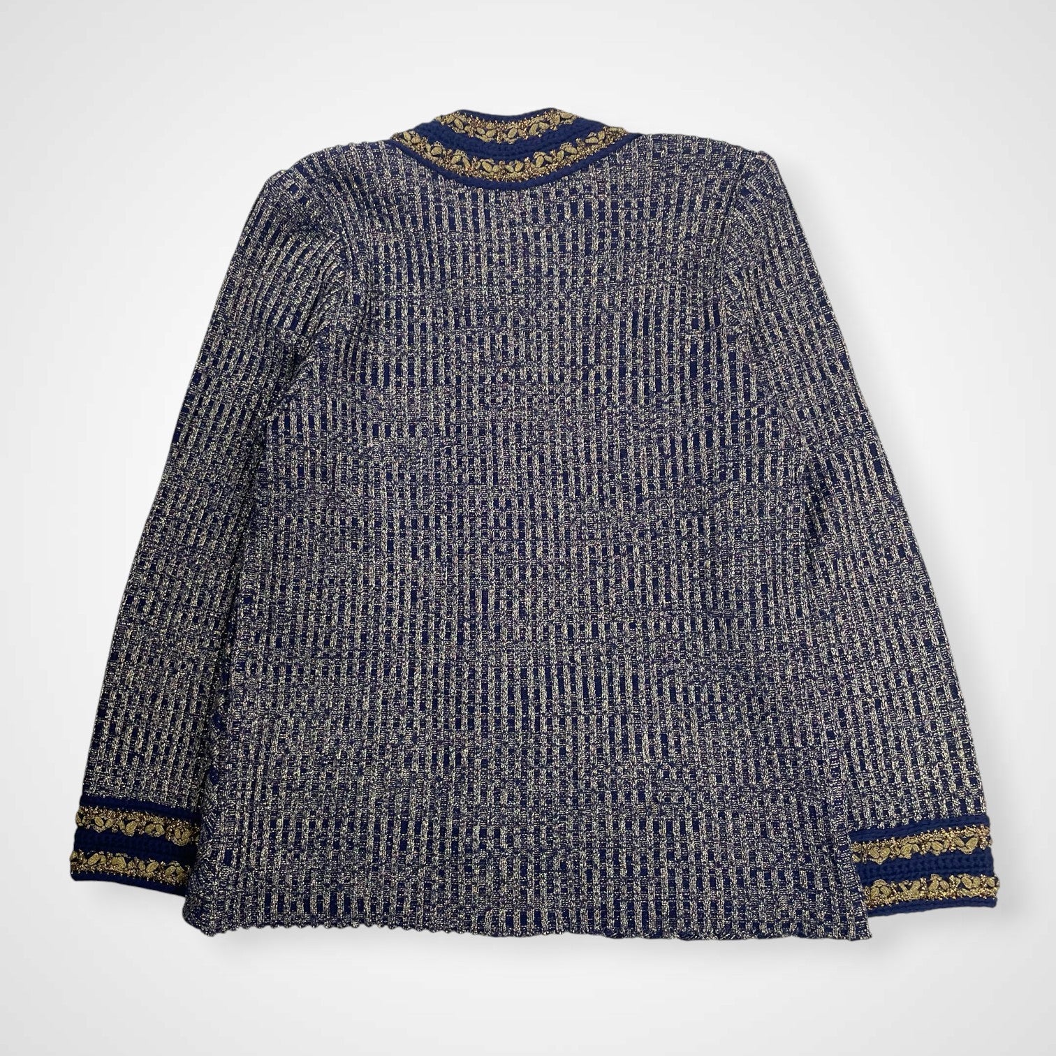 齋藤都世子 toyoko saito / エンブロイダリーニットセットアップ 参考定価：150,000程度 SIZE:M-L程度