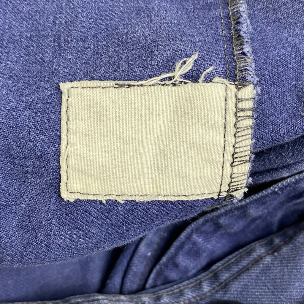 60s FRENCH VINTAGE / 1タック レイルマンパンツ 片ポケ フェード ツールポケット SIZE:W80cm