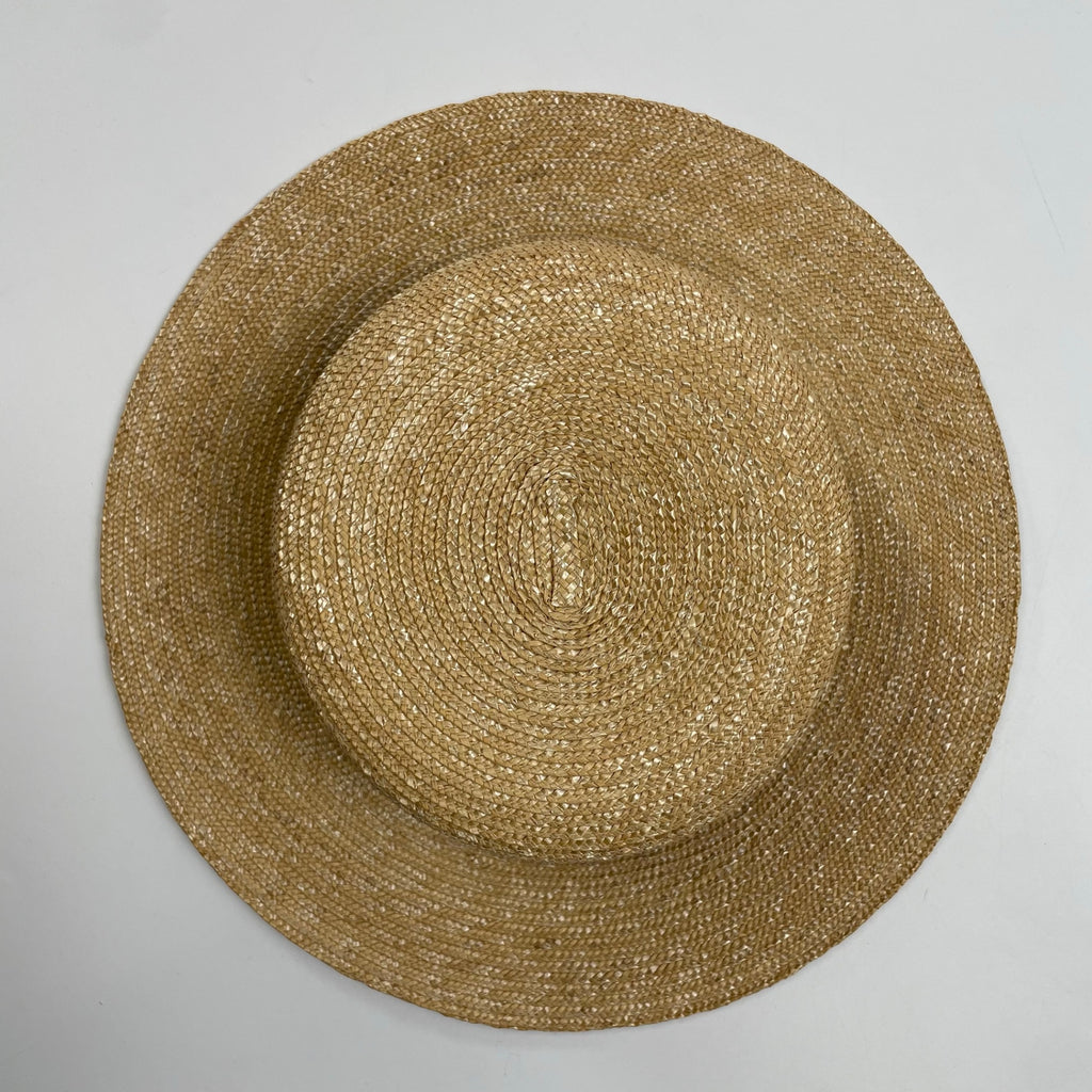NAPRON ナプロン / ストローハット カンカン帽 参考定価：18,000程度 頭囲：58