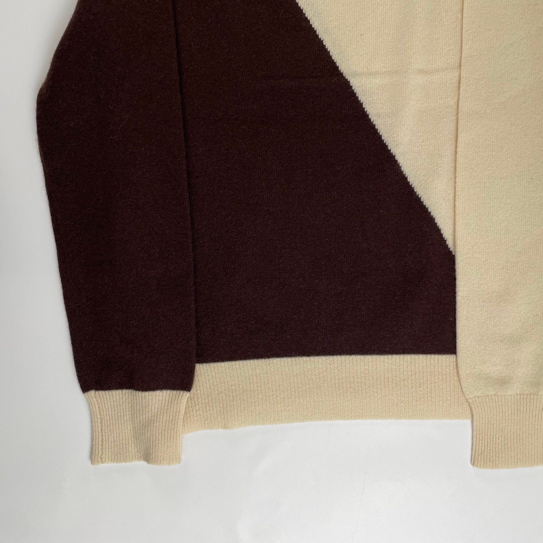 Gianangeli Knitwear Factory ジャンアンジェリ・ニットウェア・ファクトリー / カシミヤタートルネックニット 2トーン SIZE:42