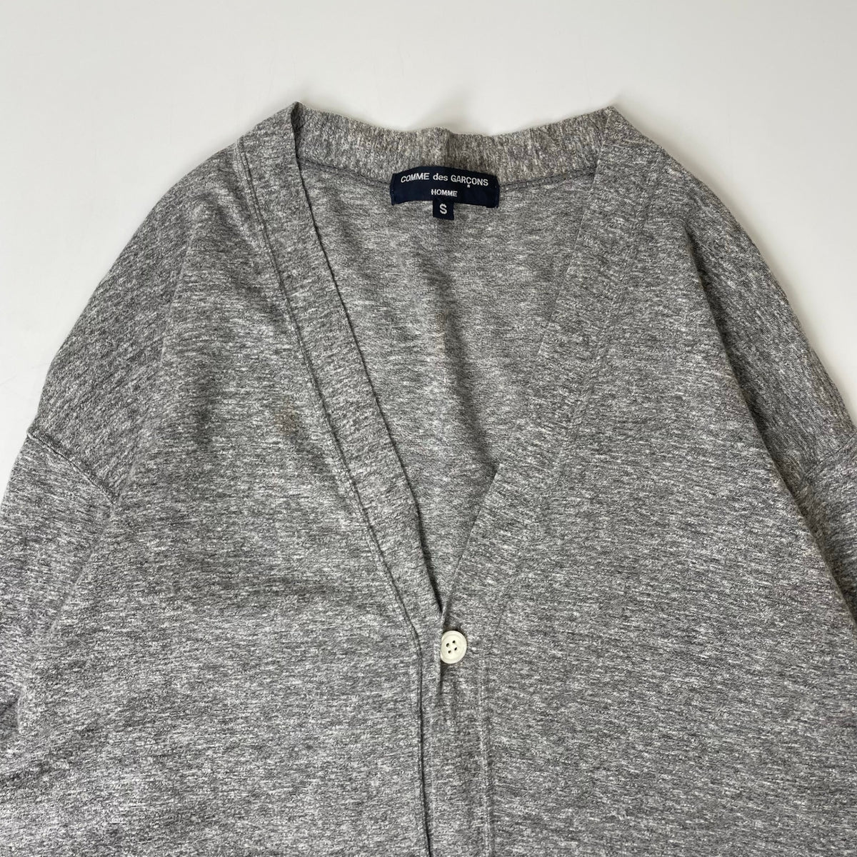 COMME des GARCONS HOMME / 11SS ミニマルカーディガン グレー SIZE:S