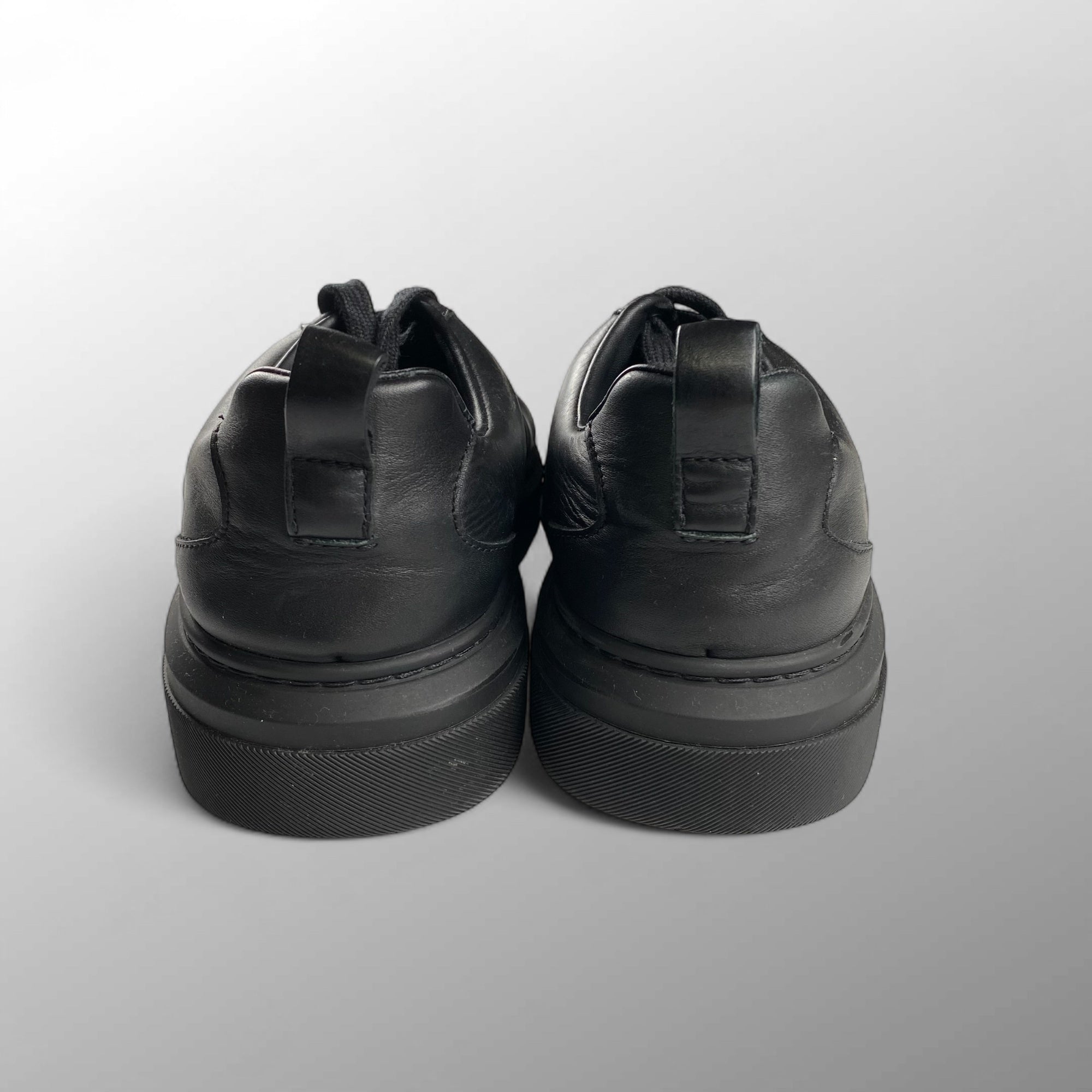 Salvatore Ferragamo サルバトーレ フェラガモ / ガンチーニ レザー スニーカー ブラック レディース SIZE：8（25.5cm程度）