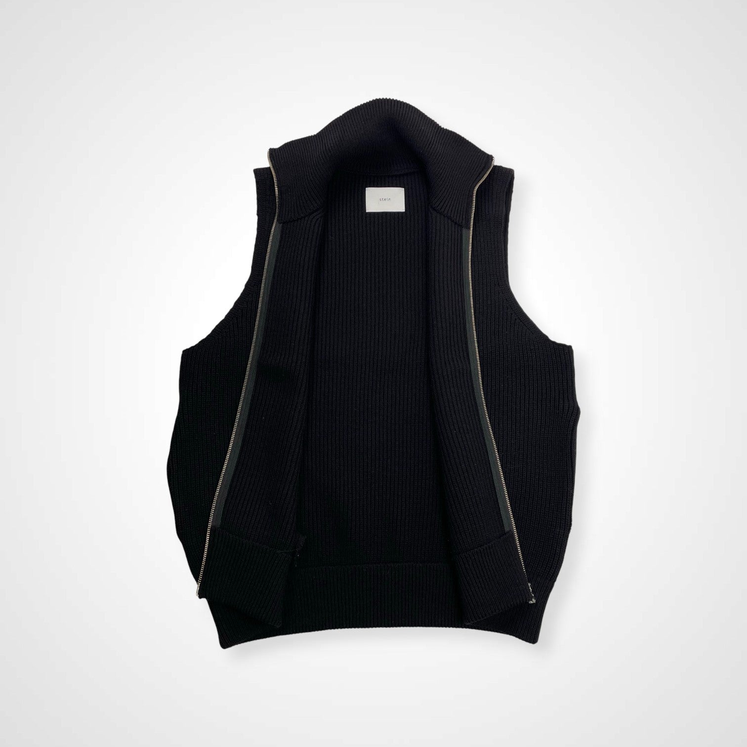 stein シュタイン / OVERSIZED DRIVERS KNIT ZIP VEST 23AW ST697 参考定価：44,000+tax SIZE:S