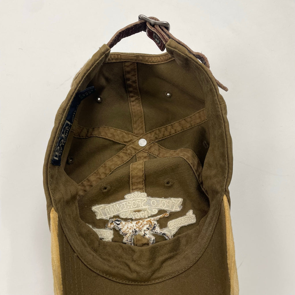 Polo by Ralph Lauren ポロバイ ラルフローレン / 90s POLO SPORTSMAN コーデュロイキャップ NY5番街限定