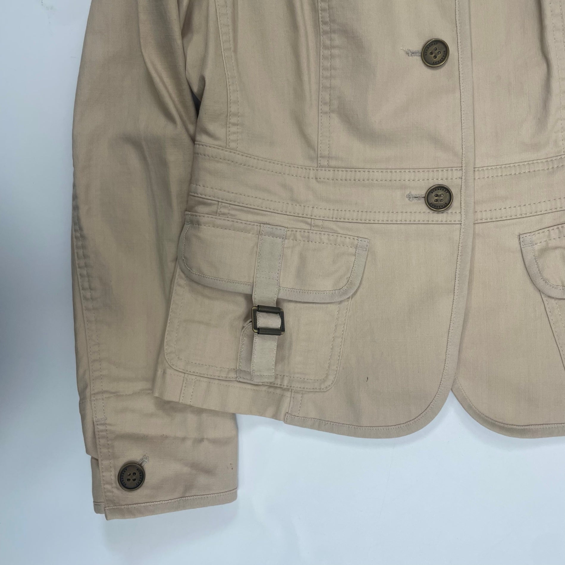 BURBERRY LONDON バーバリーロンドン / ギミックデザインジャケット ノヴァ裏地 参考定価：70,000程度 SIZE：40