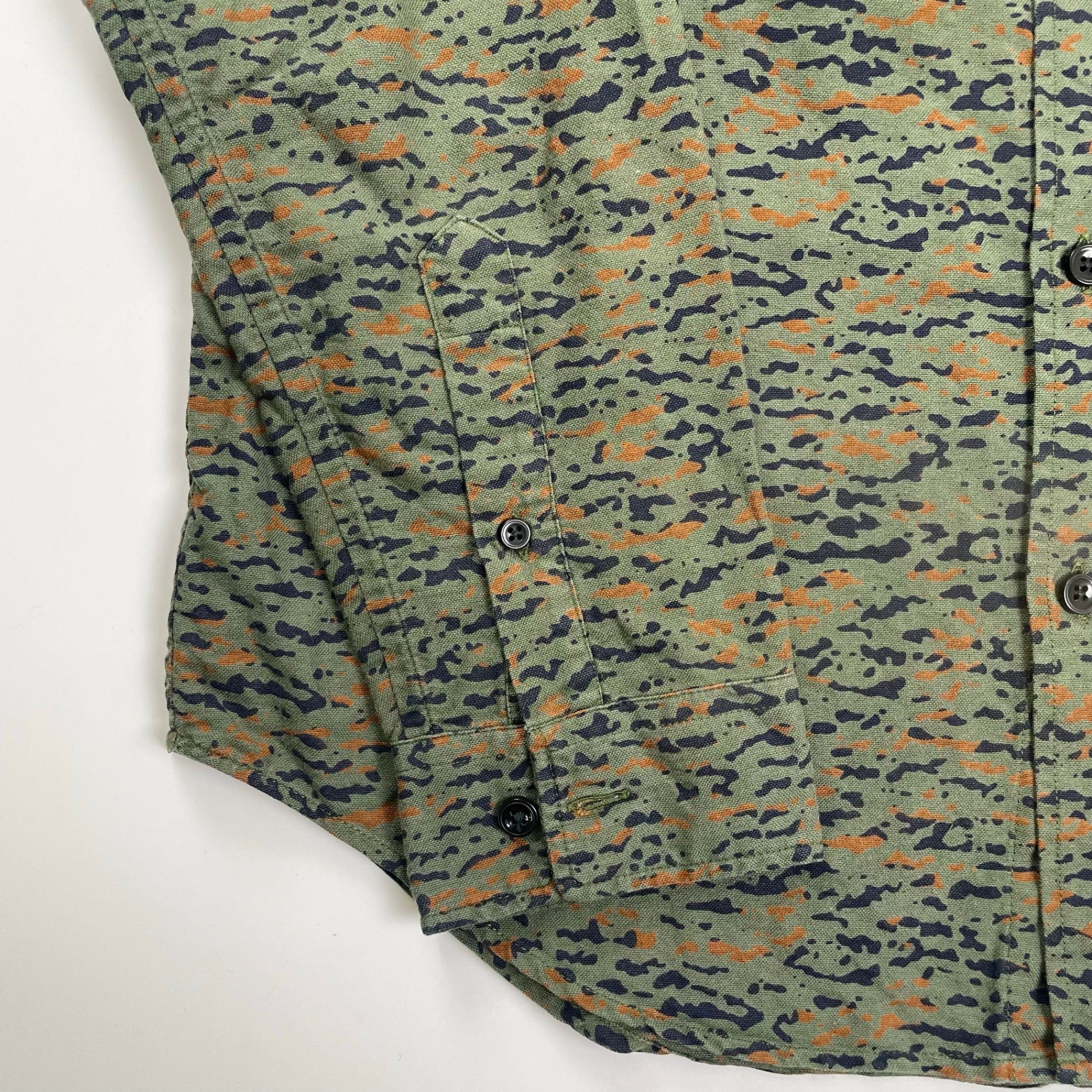 LACOSTE ラコステ / 迷彩柄 オックスシャツ SIZE:M