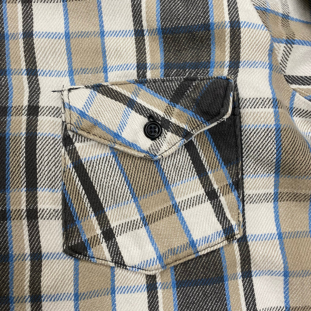 6-70s VINTAGE ヴィンテージ / フランネルネルシャツ 好配色 USA製 SIZE:S程度