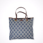 CELINE / スタッズデザイン デニムマカダムトートバッグ
