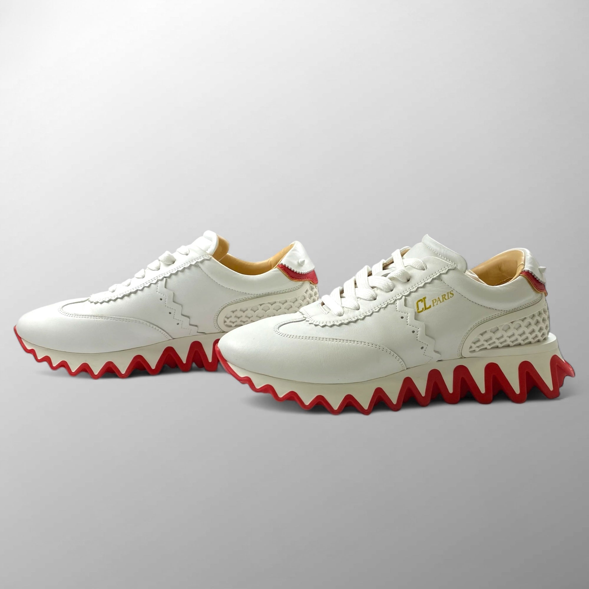【美品】 Christian Louboutin クリスチャン ルブタン / LoubiShark Donna シャークソール スニーカー SIZE:41 1/2 （26.5cm程度） 参考定価：125,000+tax