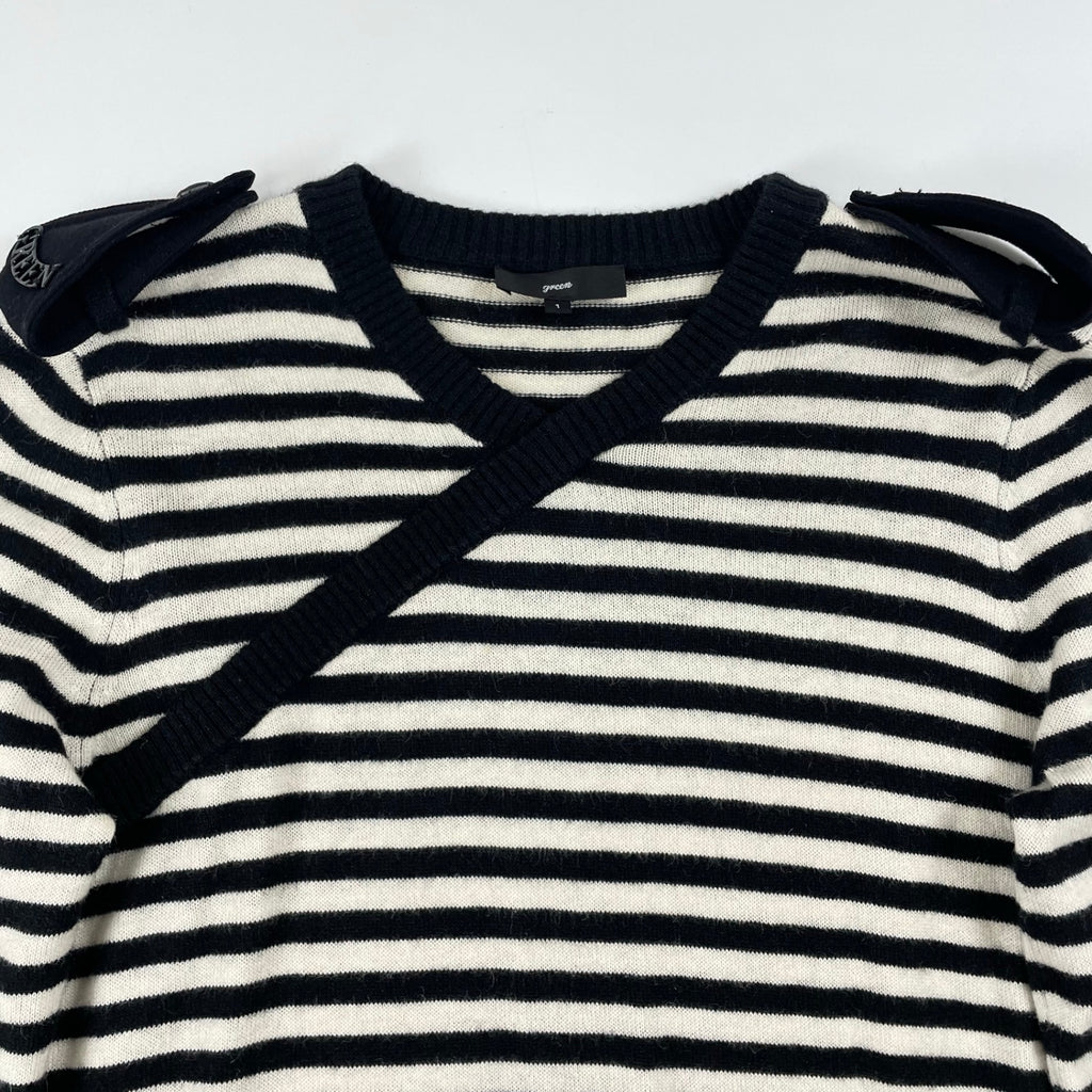 green(HYKE) / エポレットボーダーニット 参考定価：30,000程度 SIZE:1