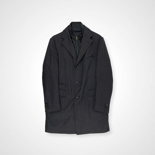 CORNELIANI コルネリアーニ / PURE VIRGIN WOOL ID COAT レイヤードタイプ 参考定価：300,000程度 SIZE：48