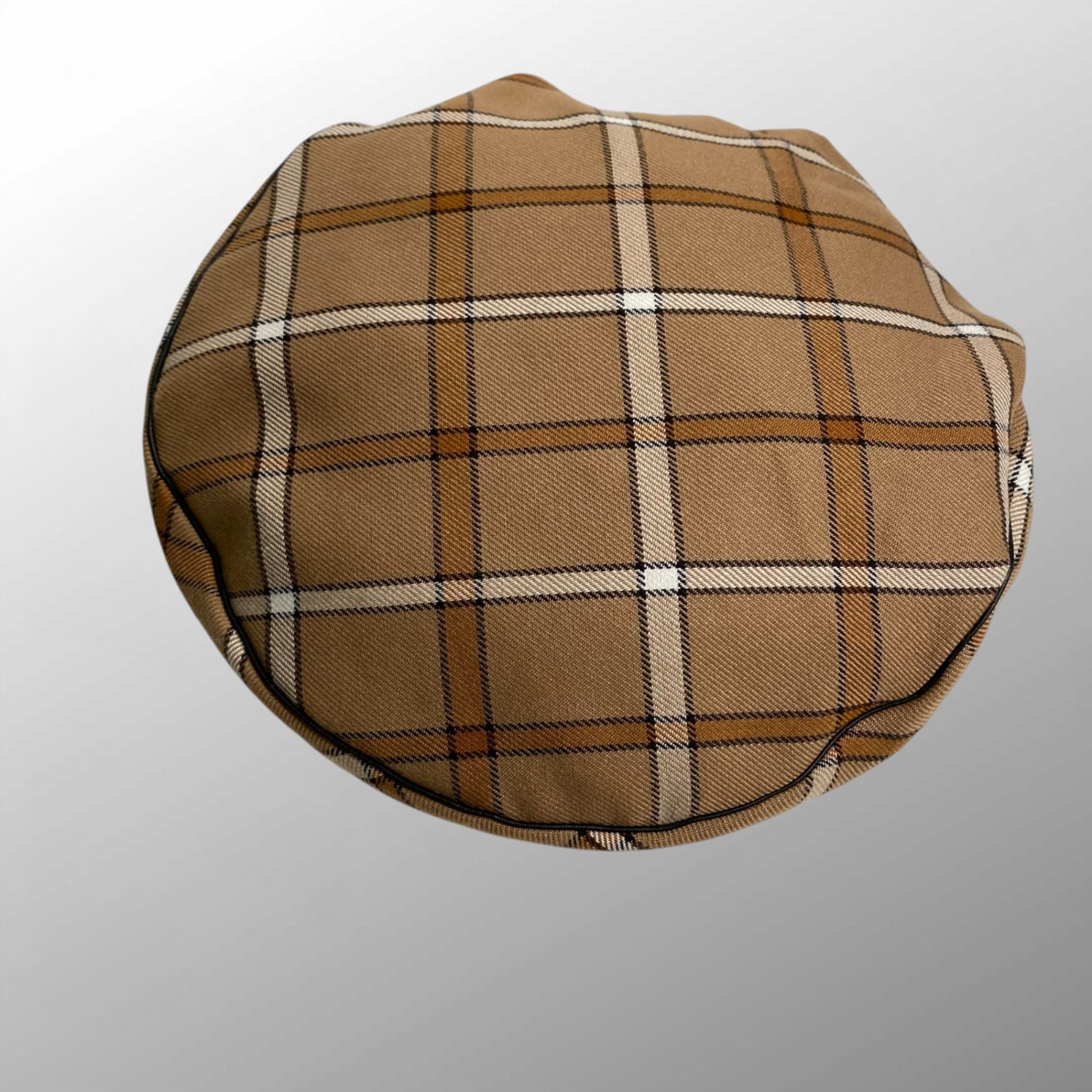 CA4LA カシラ / チェック柄 ベレー帽 参考定価：9,000程度 頭囲：58cm