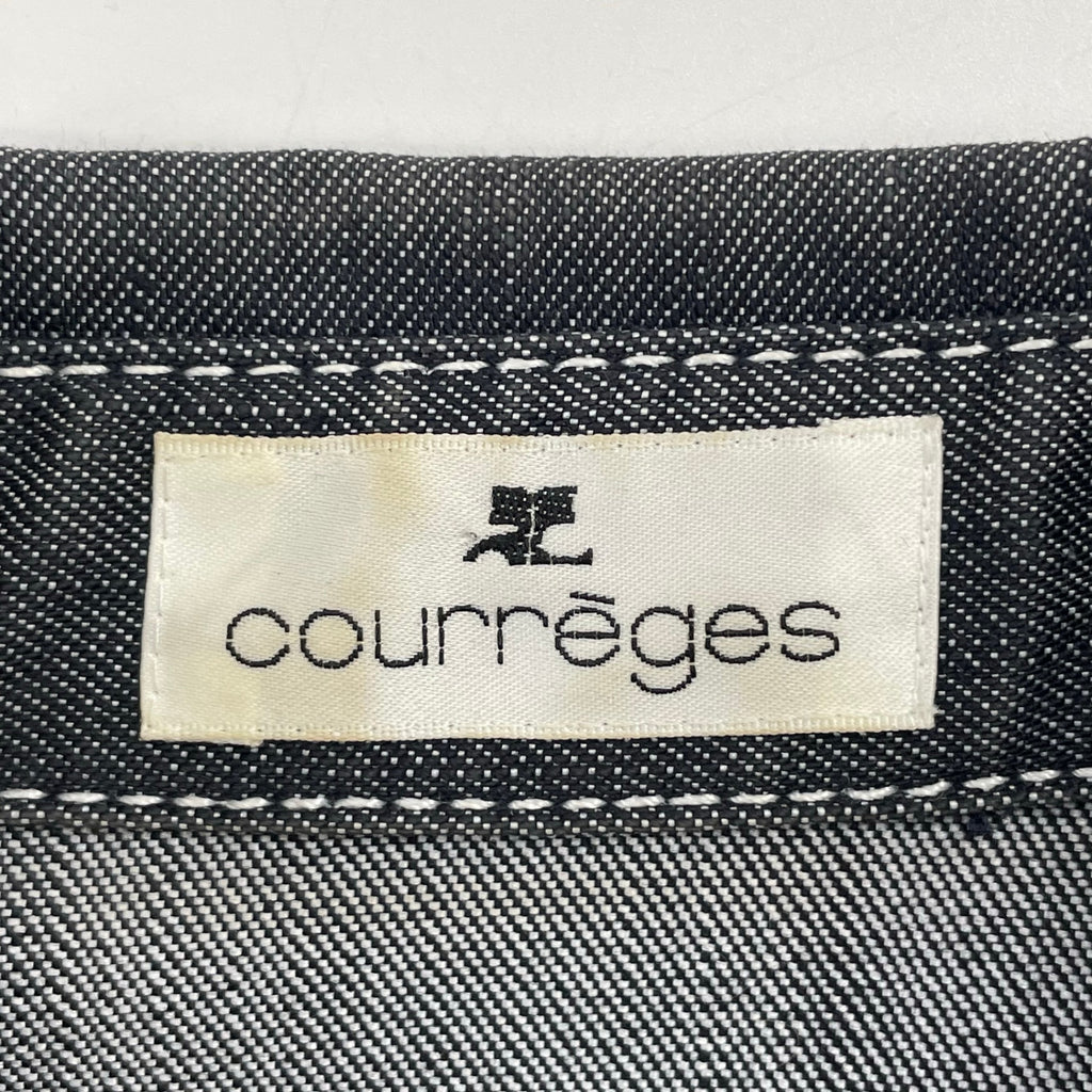 courreges / ヴィンテージデニム タイトシャツジャケット 参考定価：45,000程度 SIZE:11