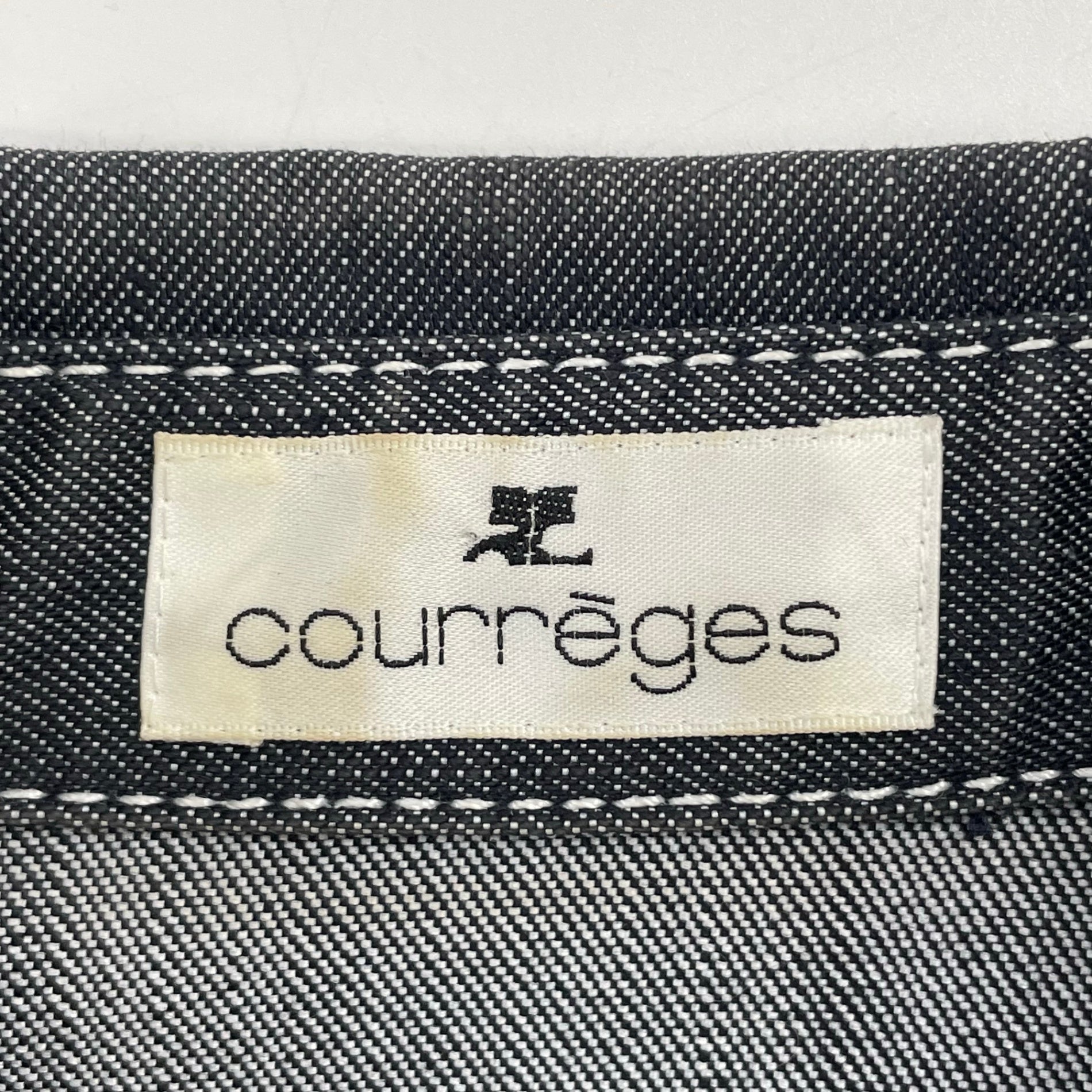 courreges / ヴィンテージデニム タイトシャツジャケット 参考定価：45,000程度 SIZE:11