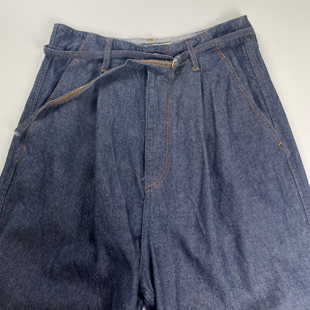 beautiful people ビューティフルピープル / left hand twill tuck denim pants デニムパンツ 24ss 極美品 参考定価：45,000+tax  SIZE:34