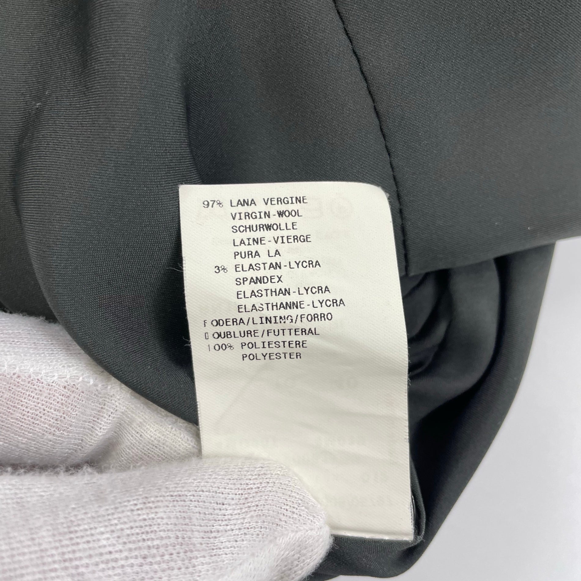 ARMANI COLLEZIONI アルマーニ コレッツォーニ / デザインコンパクトジャケット イタリア製 SIZE:40