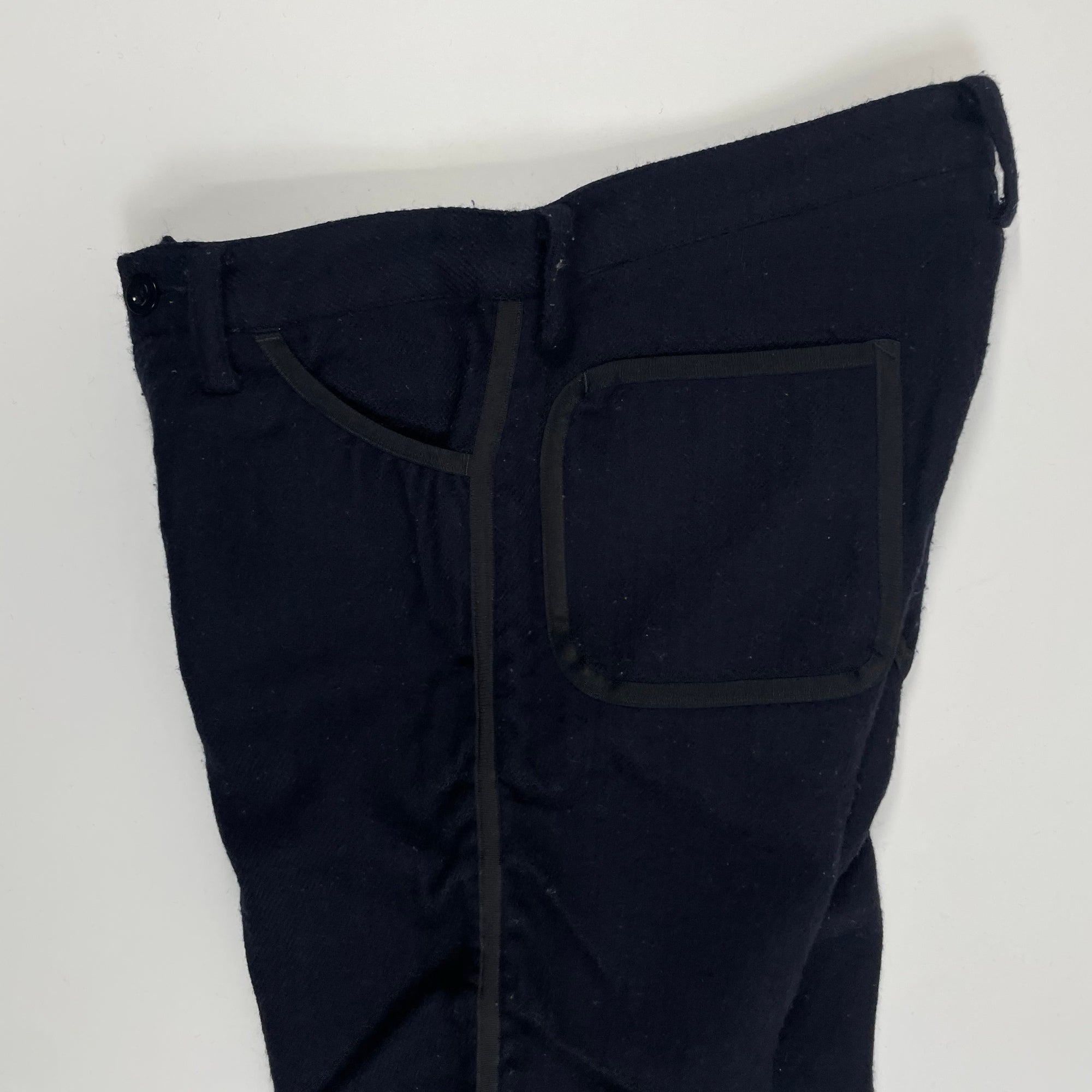 sacai サカイ / ウールツイードスラックス バナナスラックス 11AW ネイビー 参考定価：43,000+tax SIZE:1