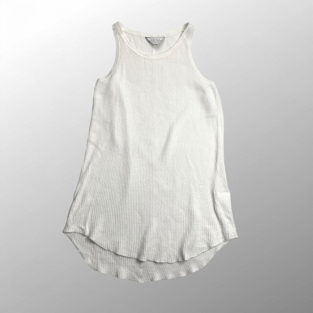 UNUSED アンユーズド / ワッフル タンクトップ ホワイト SIZE：1