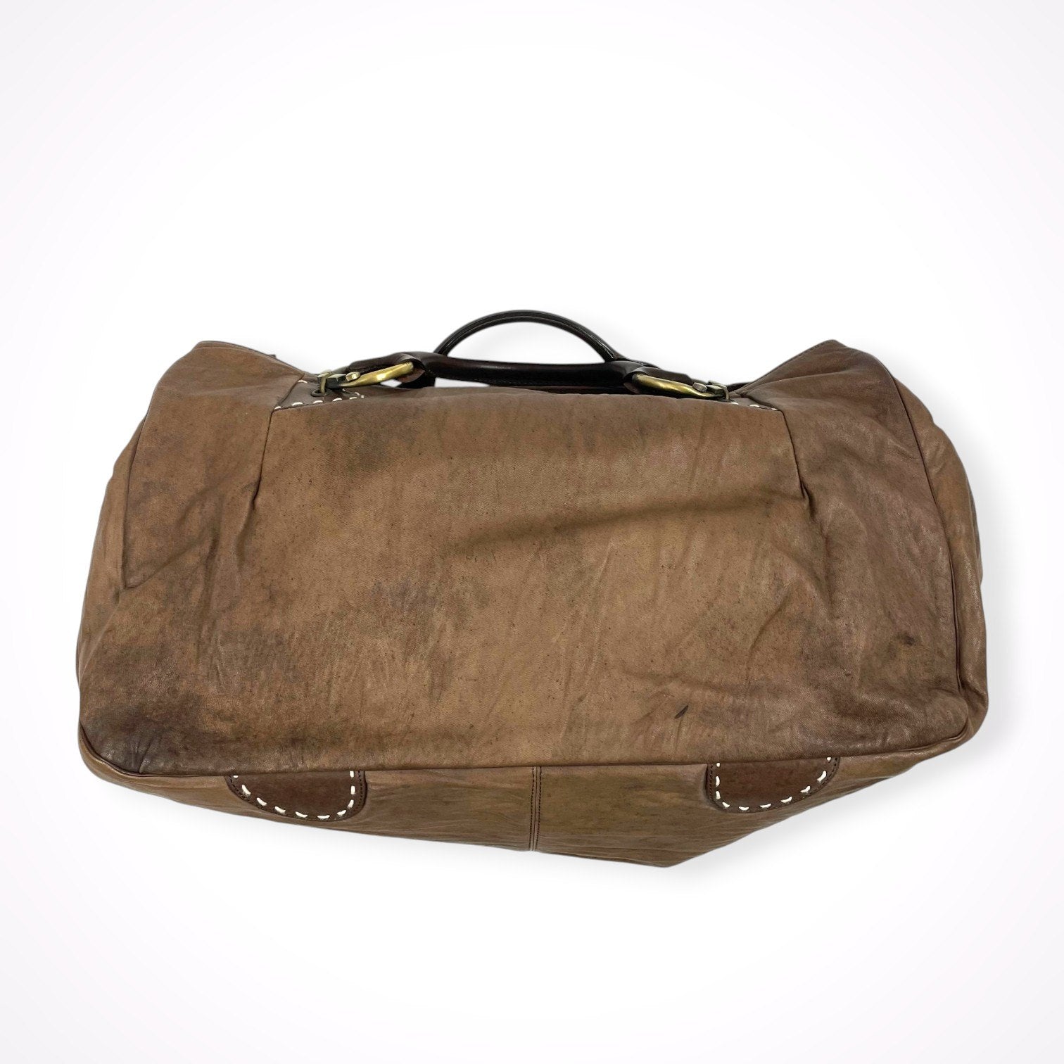 ERMANNO SCERVINO / レザーボストンハンドバッグ 参考定価：350,000程度