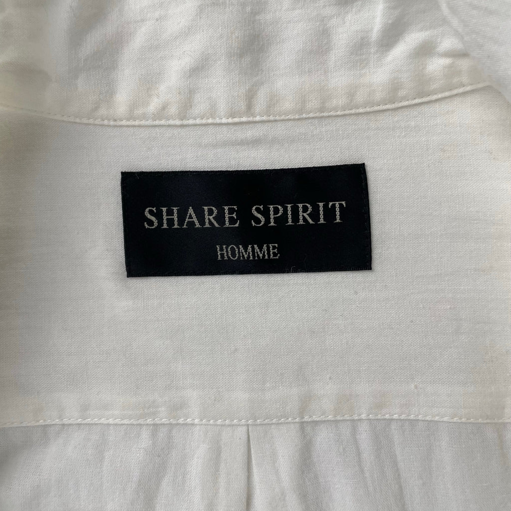 SHARE SPIRIT シェアースピリット / Wing Collar Shirt FS2319 参考定価：39,000+tax SIZE:48