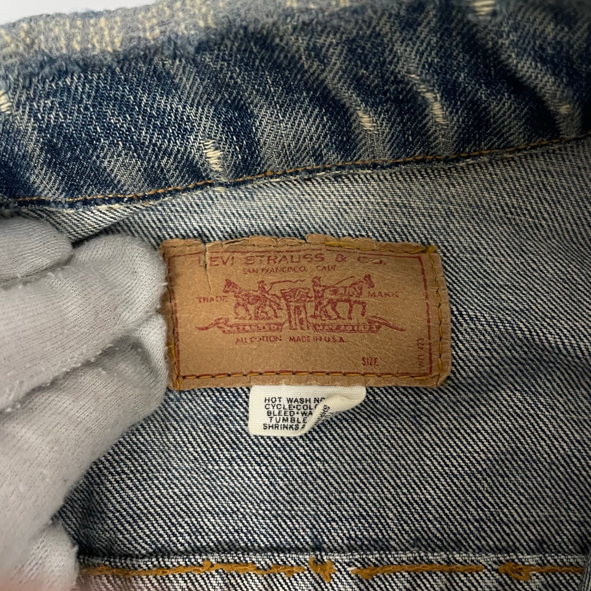 Levi's / 68-71年 70505BIG E 4th ボタン裏522 ケアタグ付