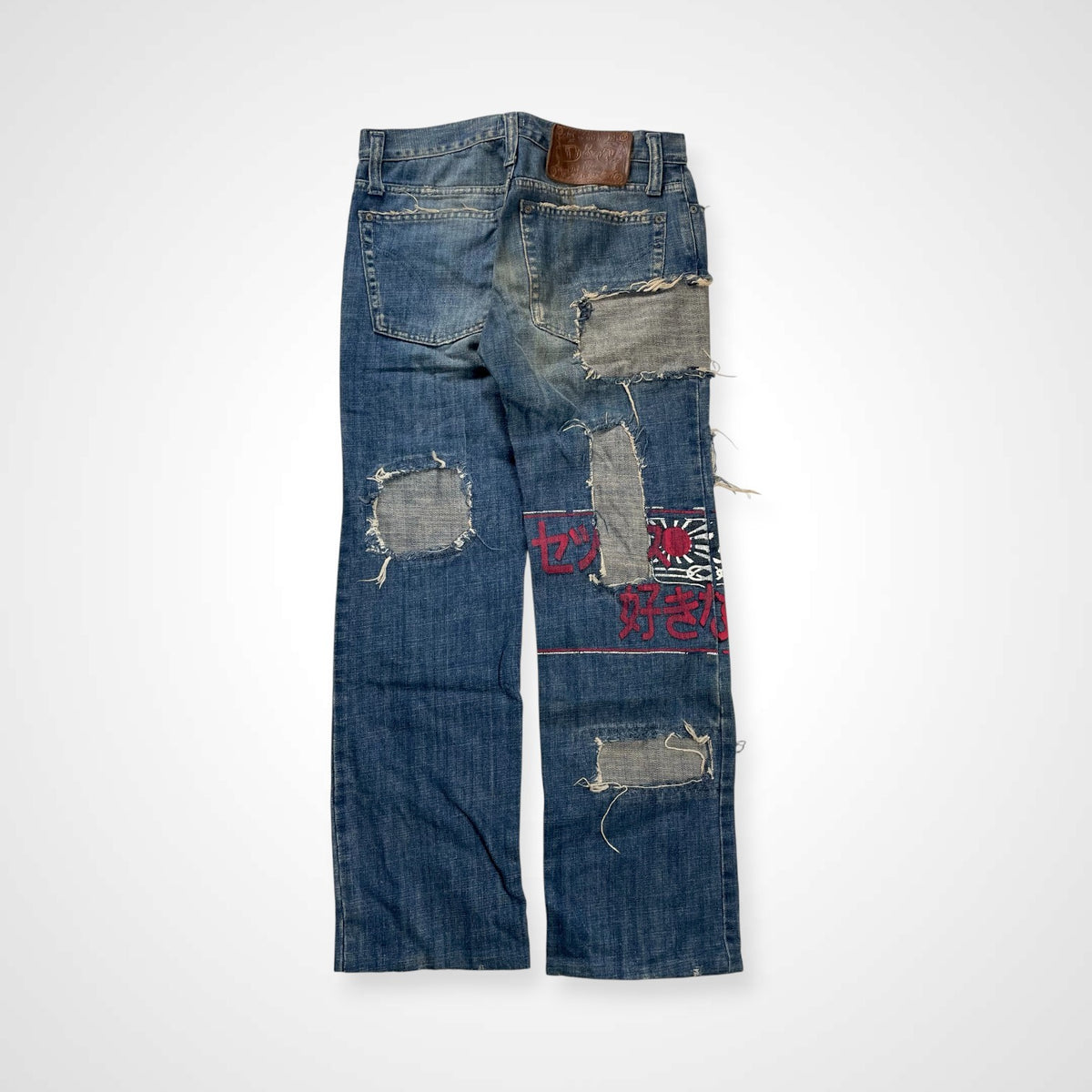 90-00s D&G Dolce＆Gabbana ドルチェアンドガッバーナ / アナーキークラッシュデニム MADE IN ITALY SIZE:W30