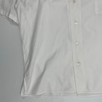 agnes b homme アニエスベー オム / レザール刺繍オープンカラーシャツ ホワイト 参考定価：25,000程度 SIZE：36