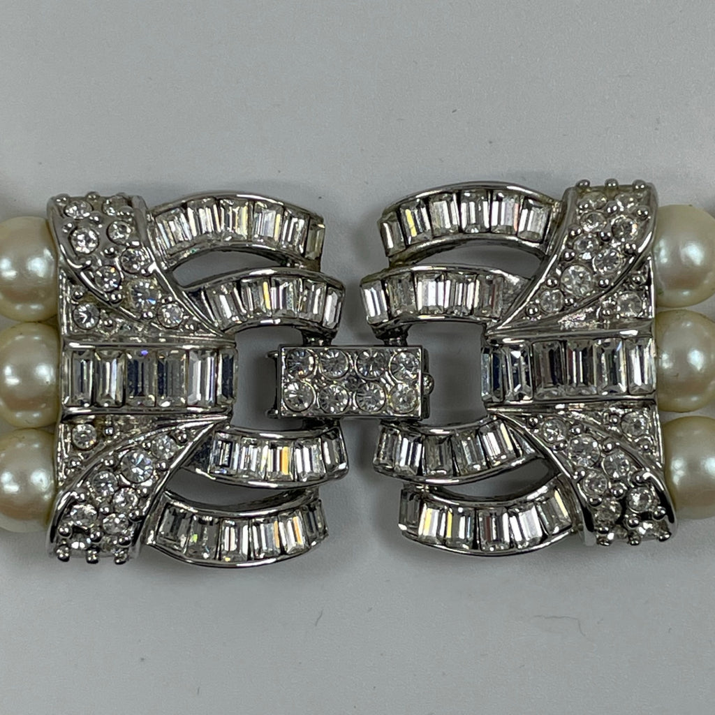 FOXEY フォクシー / 3連パールネックレス 参考定価：50,000程度 SIZE:約33cm