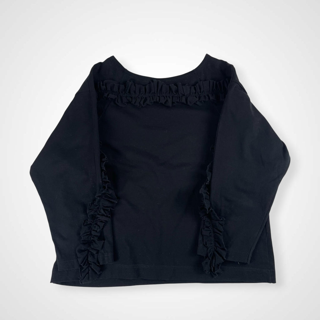 Rhodo Lirion ロド リリオン / Swallow Frill Basque Shirt 参考定価：22,000+tax SIZE:0