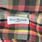 Errico Formicola / コットンチェックシャツ 参考定価：40,000程度 SIZE:M