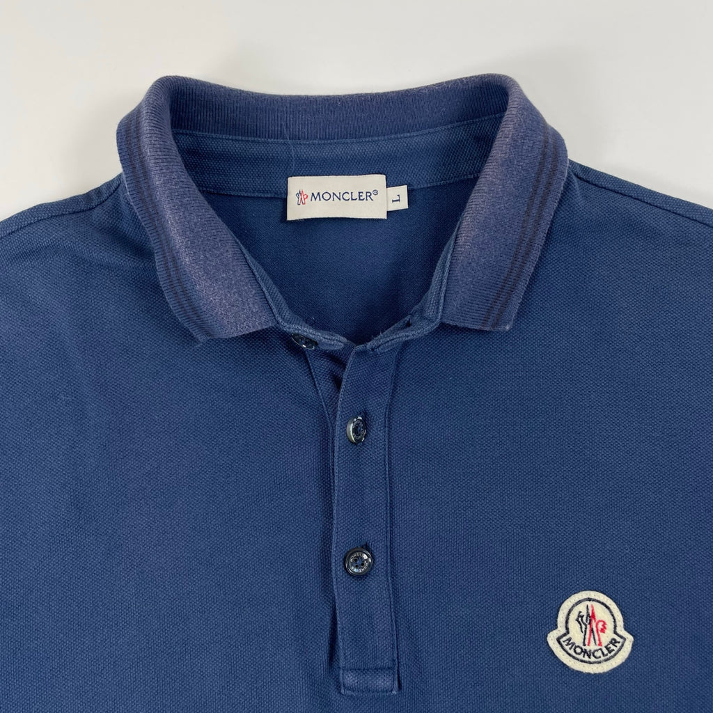 MONCLER / ワンポイントワッペン ポロシャツ  SIZE:L