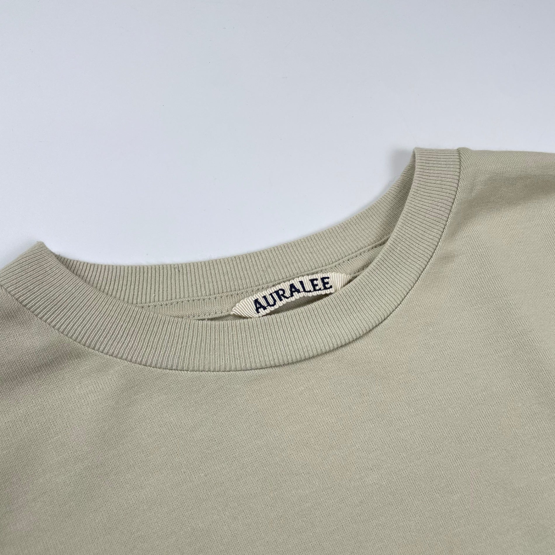 AURALEE オーラリー / ELASTIC HIGH GAUGE SWEAT P/O 参考定価：16,000+tax SIZE：3