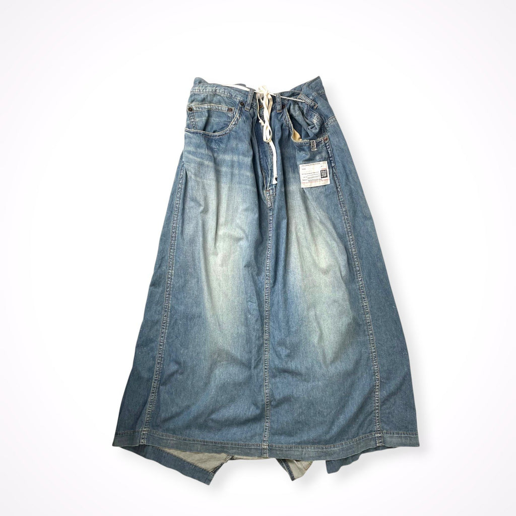 Maison MIHARA YASUHIRO / 再構築ドレープデニムスカート SIZE:36