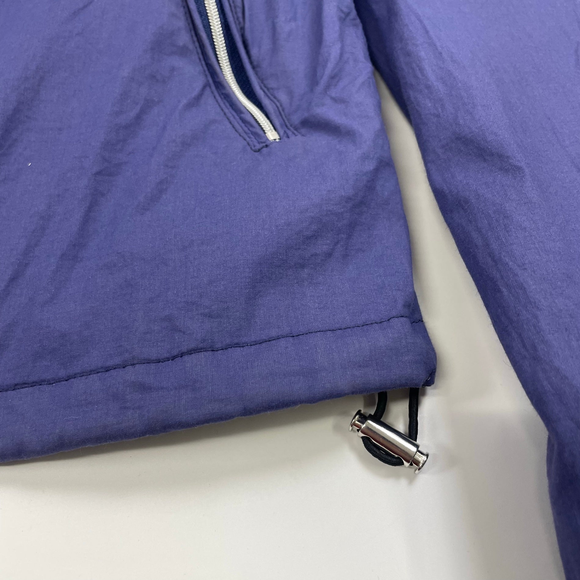 ARMANI COLLEZIONI アルマーニ コレツィオーニ / コットンフーディジャケット ブルー×ホワイト SIZE:46