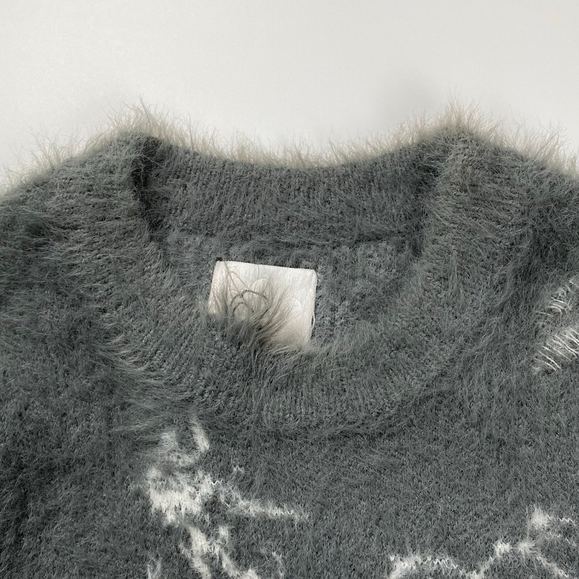 NUTEMPEROR ヌートエンペラー ナットエンペラー / Vegetable Project モヘアニット グレー SIZE：2