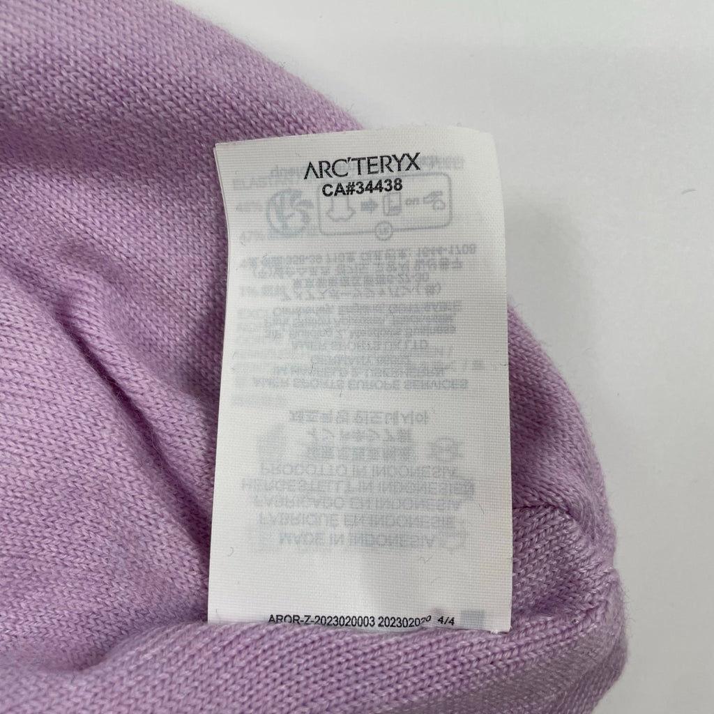 ARC’TERYX アークテリクス / WORD HEAD TOQUE ニットビーニー ロゴ ピンク×レッド