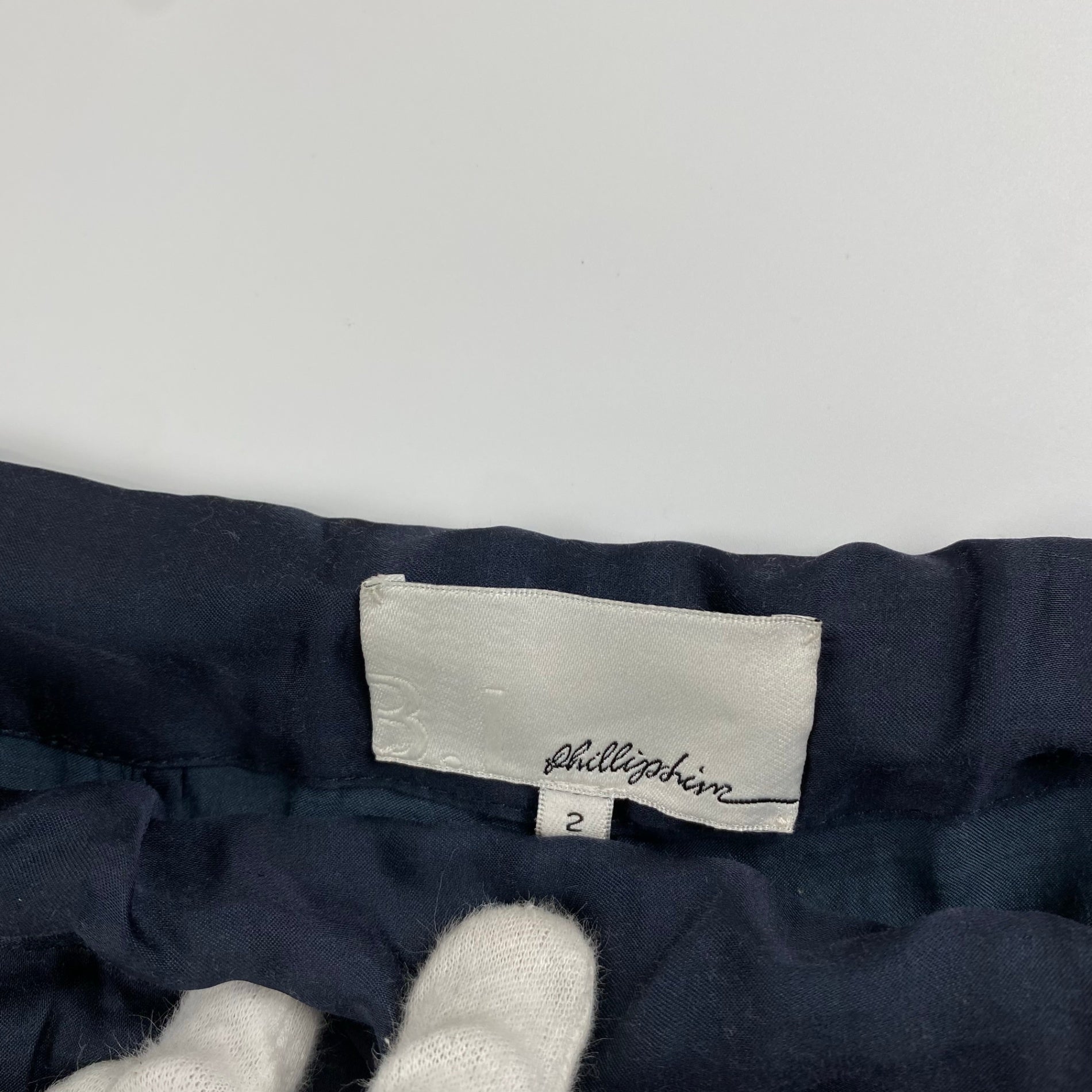 3.1 phillip lim スリーワン フィリップリム / サテン イージーパンツ 薄手 テーパード SIZE：2 ニューヨーク発（M程度）