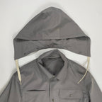 EMPORIO ARMANI エンポリオ アルマーニ / フード付シャツジャケット グレー SIZE:46