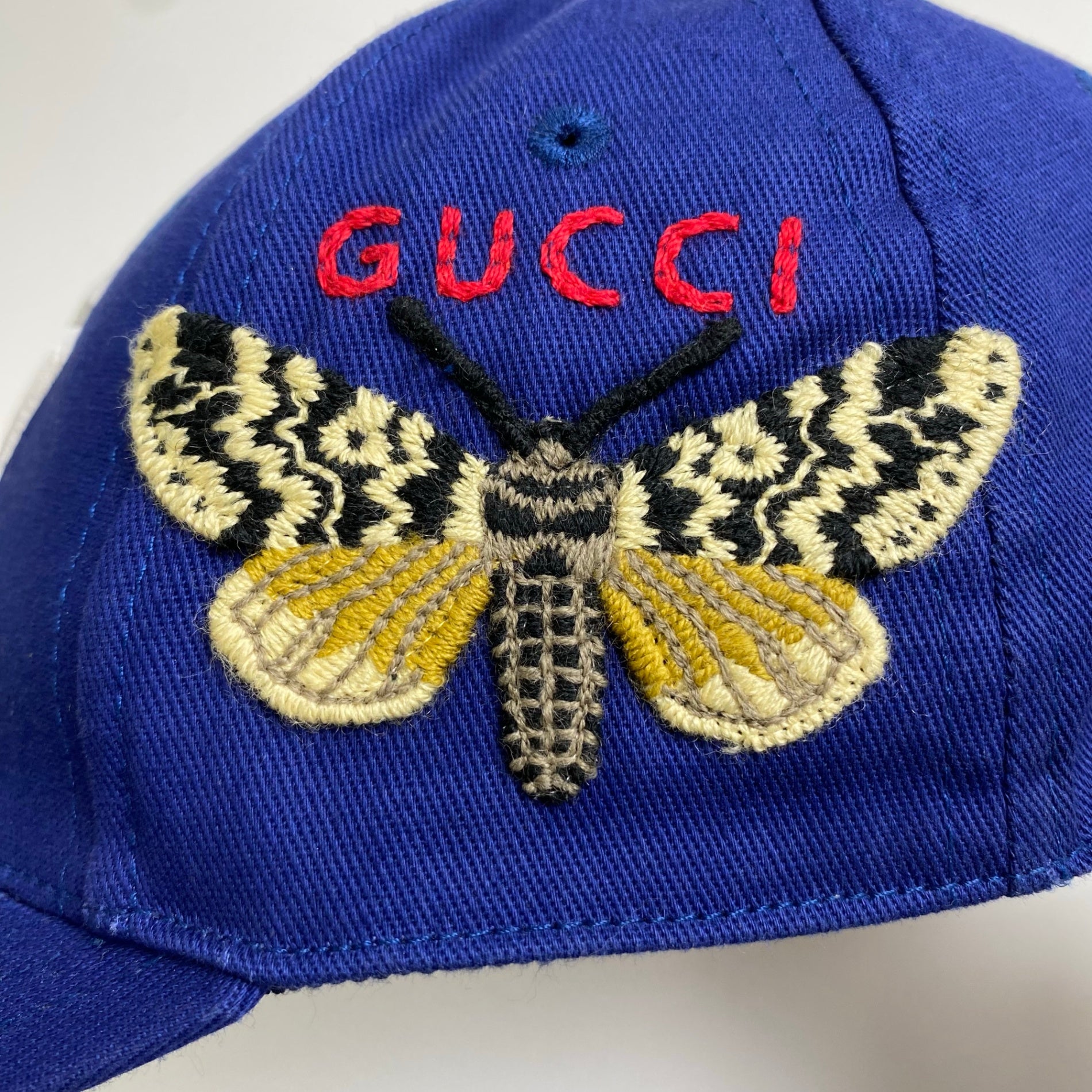GUCCI グッチ / エンブロイダリーベースボールキャップ ニューヨークヤンキース NY 参考定価：50,000程度