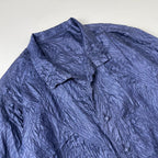 JURGEN LEHL / シルクロングシャツワンピース 参考定価：70,000程度 SIZE:M
