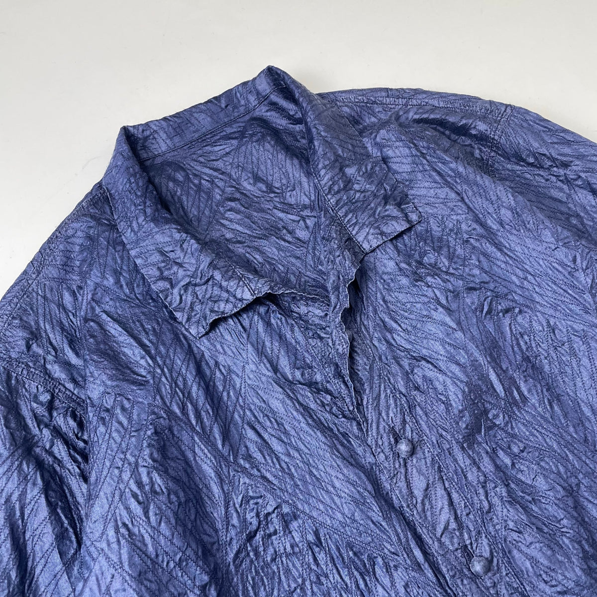 JURGEN LEHL / シルクロングシャツワンピース 参考定価：70,000程度 SIZE:M