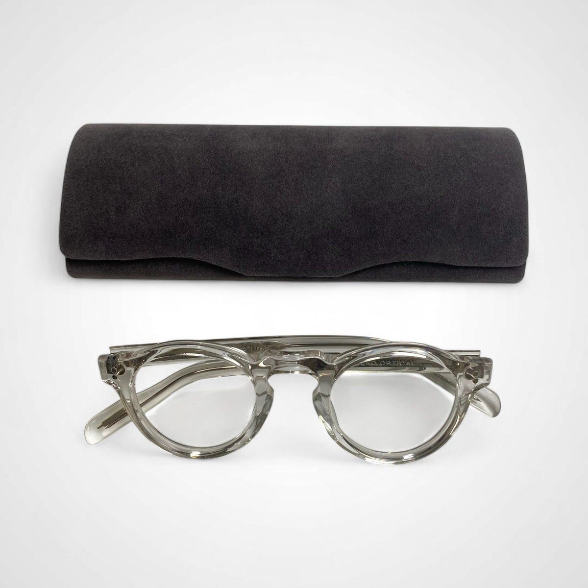 金子眼鏡 × UNITED ARROWS / パント型 KEVIN クリア 度なしクリアレンズ入